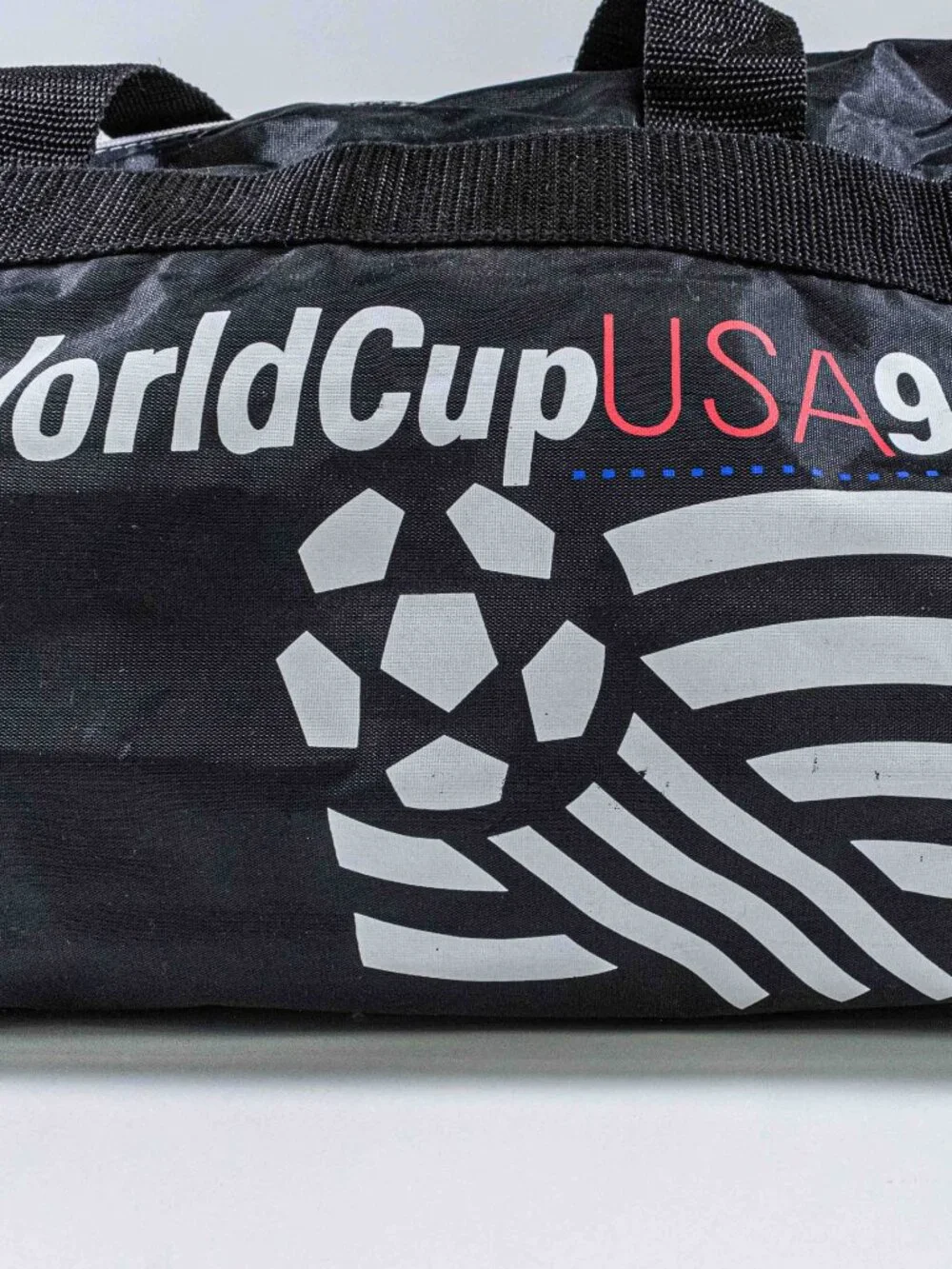 Vintage Adidas 1994 World Cup Duffel Bag Mastercard 90s Soccer Gym Luggage VTG